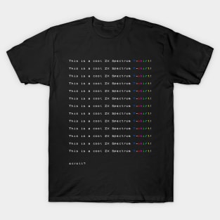 This is a cool ZX Spectrum T-shirt! T-Shirt